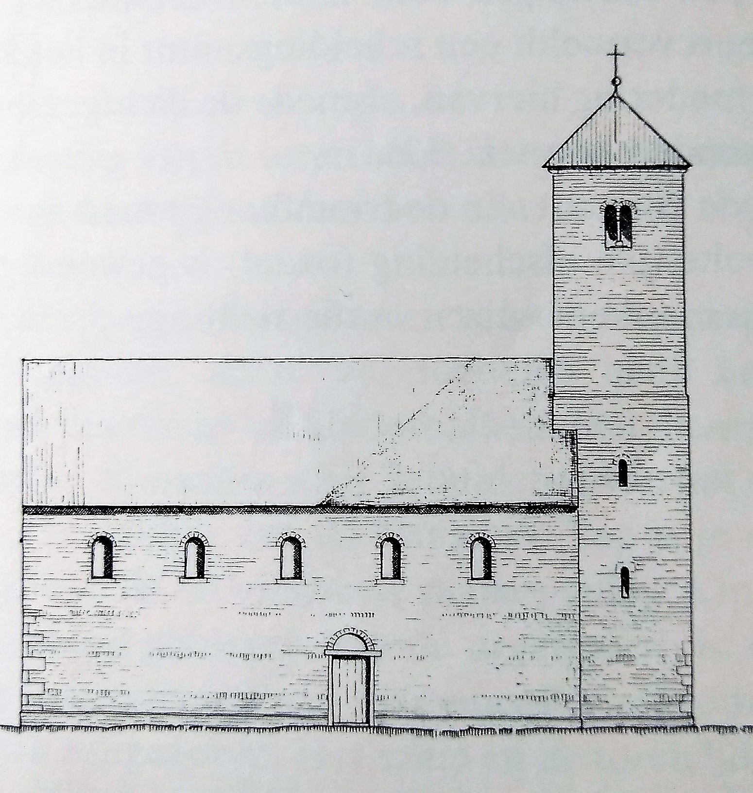 Romaans kerkje 11e eeuw